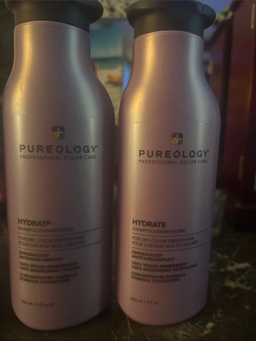 Pureology Hydrate Set in Lavender Purple LOT OF 6 brand new just in .